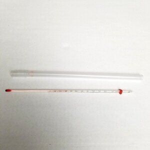 Laboratory Glass Thermometer NEW 110C Mercury Free Red Alcohol Scientific STEM